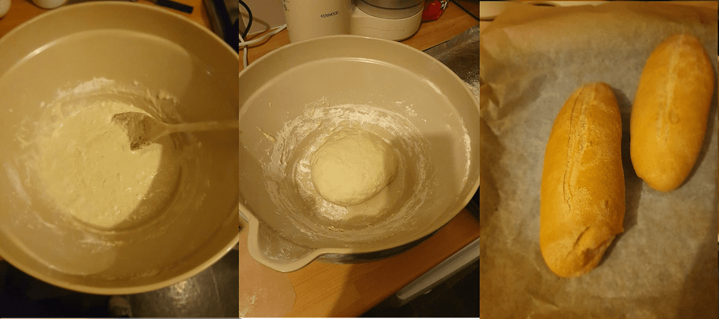 Banh Mi Baguette in progress