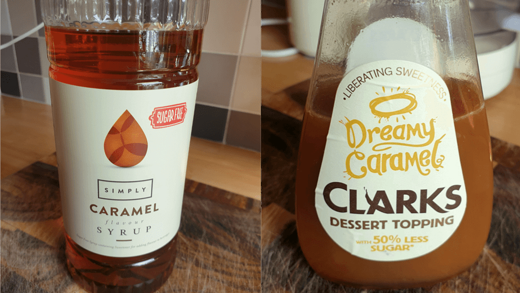 Ingredients needed for homemade Frappuccino