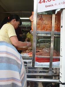 Ordering at Banh Mi Huynh Hoa