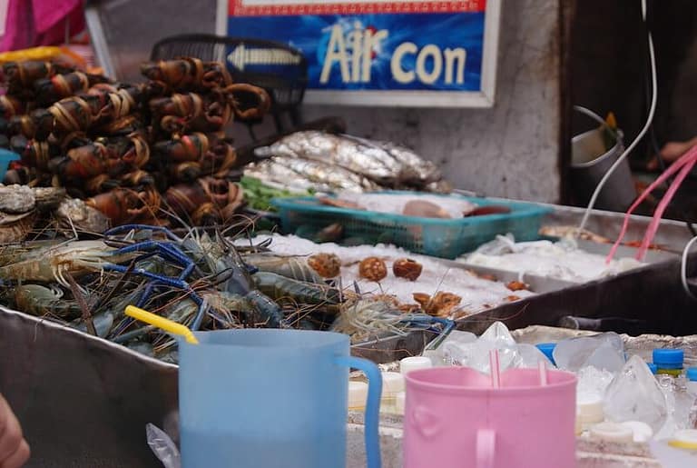 Seafood Display in China Town